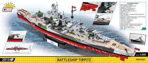 Cobi Klocki Klocki Historical Collection Battleship Tirpitz 2810 elementów