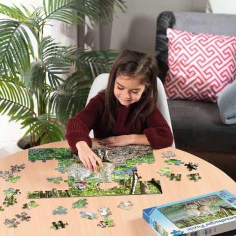 Ravensburger Polska Puzzle 100 elementów XXL Przyjaźń zwierząt