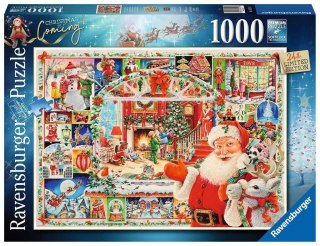 Ravensburger Polska Puzzle 1000 elementów Coraz bliżej święta