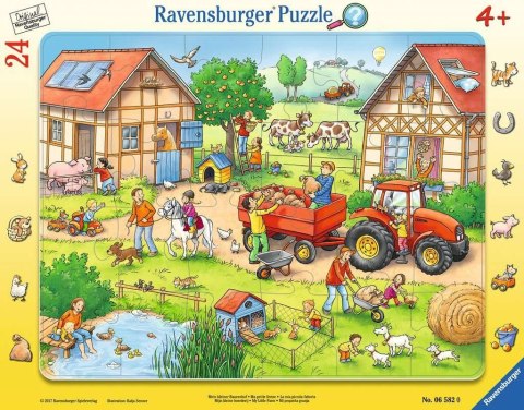 Ravensburger Polska Puzzle w ramce 24 elementy Moja mała farma