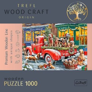 Trefl Puzzle drewniane Pomocnicy Świętego Mikołaja 1000 elementów