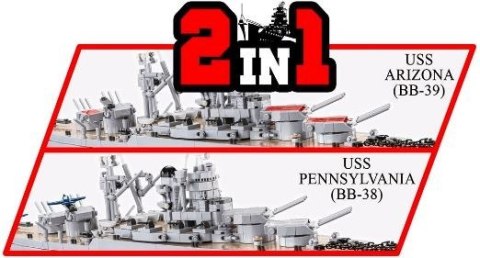 Cobi Klocki Klocki Pennsylvania - Class Battleship (2in1) - Executive Edition