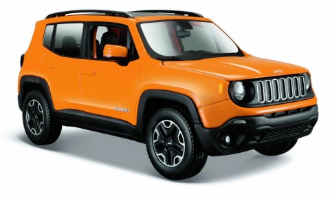 Maisto Model kompozytowy Jeep Renegade pomarańczowy 1/24