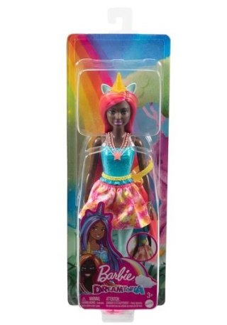 Mattel Lalka Jednorożec czerwone włosy Barbie Dreamtopia