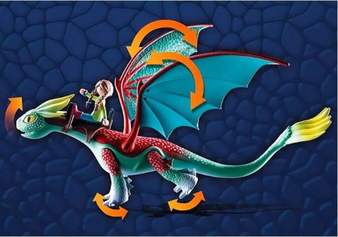 Playmobil Zestaw z figurkami Dragons 71083 Feathers & Alex