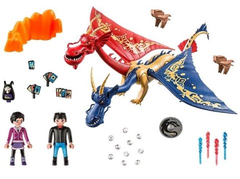 Playmobil Zestaw z figurkami Dragons: The Nine Realms - Wu & Wei i Jun 71080