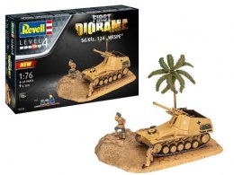 Revell Model plastikowy First Diorama set SD.KFZ.124 1/76