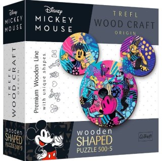 Trefl Puzzle drewniane Myszka Mickey 500 elementów