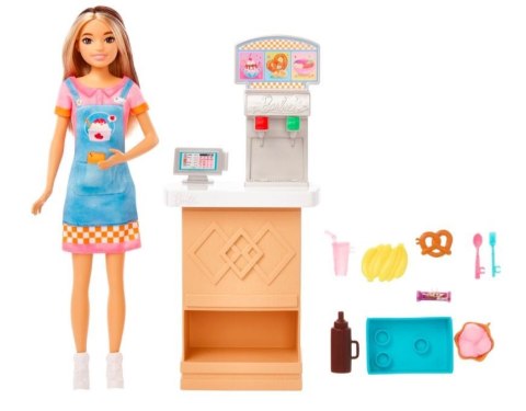 Mattel Lalka Barbie Skipper Pierwsza praca Bar z przekąskami