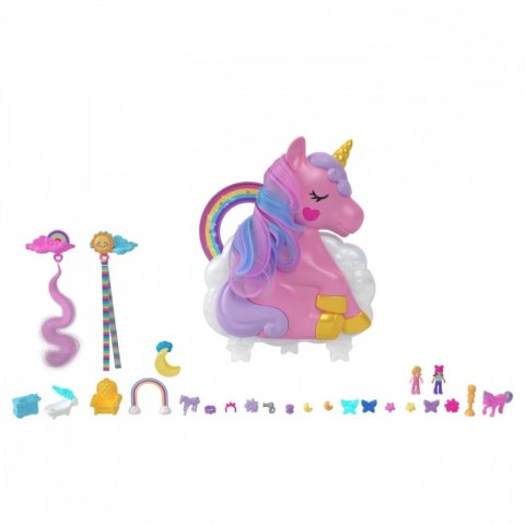 Mattel Zestaw figurek Polly Pocket Jednorożec salon piękności