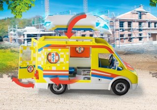 Playmobil Zestaw City Life 71202 Karetka pogotowia ze światłem i dźwiękiem