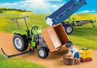 Playmobil Zestaw Country 71249 Traktor z przyczepą