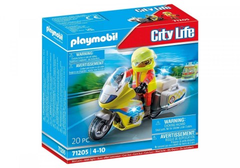 Playmobil Zestaw z figurką City Life 71205 Motor ratunkowy ze światłem