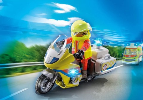 Playmobil Zestaw z figurką City Life 71205 Motor ratunkowy ze światłem