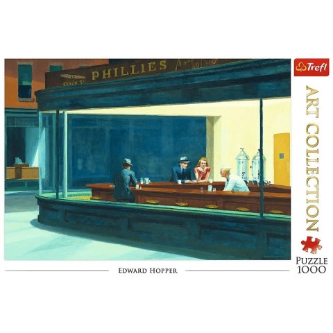 Trefl Puzzle 1000 elementów Art Collection Nocne marki Edward Hopper