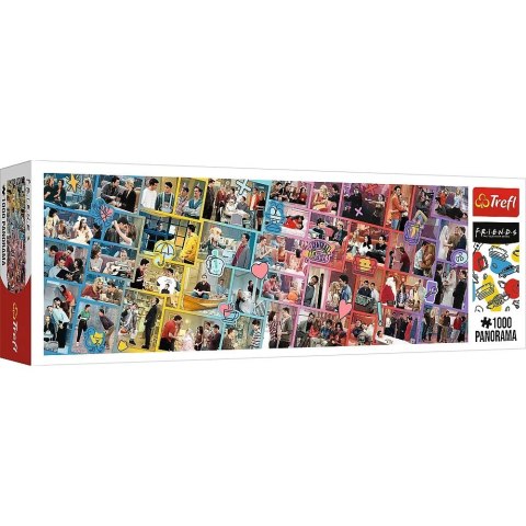 Trefl Puzzle 1000 elementów Panorama Spotkanie z Przyjaciółmi, Przyjaciele