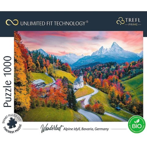 Trefl Puzzle 1000 elementów UFT Alpy, Bawaria, Niemcy