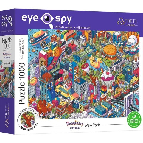 Trefl Puzzle 1000 elementów UFT Eye-Spy Imaginary Cities New York USA