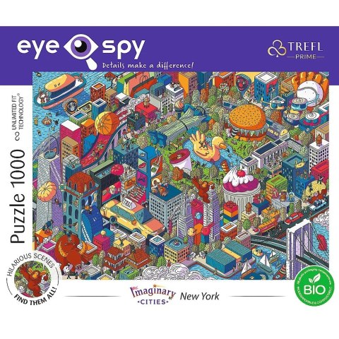 Trefl Puzzle 1000 elementów UFT Eye-Spy Imaginary Cities New York USA