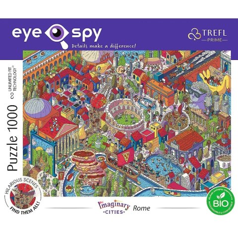 Trefl Puzzle 1000 elementów UFT Eye-Spy Imaginary Cities Rzym Włochy