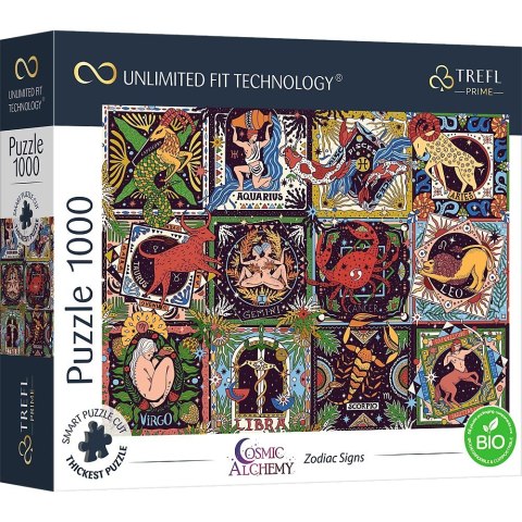 Trefl Puzzle 1000 elementów UFT Kosmos znaki zodiaku