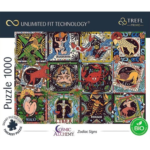 Trefl Puzzle 1000 elementów UFT Kosmos znaki zodiaku