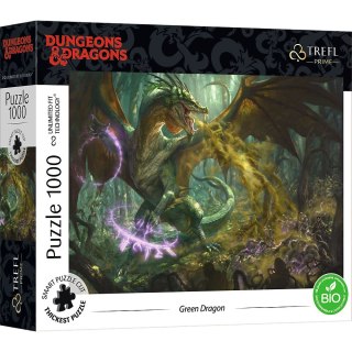 Trefl Puzzle 1000 elementów UFT Zielony smok Dungeons & Dragons