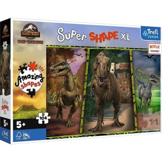 Trefl Puzzle 104 elementy XL Super Shape Dinozaury Jurassic World