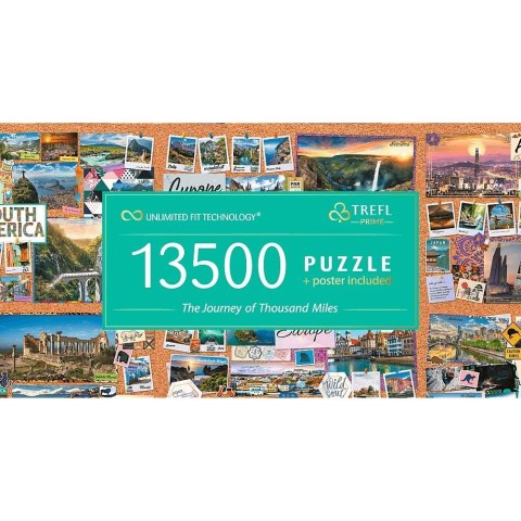 Trefl Puzzle 13500 elementów UFT Podróż tysiąca mil