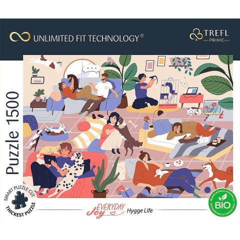 Trefl Puzzle 1500 elementów UFT Everyday Joy Hygge Life