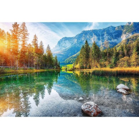 Trefl Puzzle 1500 elementów UFT U podnóża Alp, Jezioro Hintersee, Niemcy