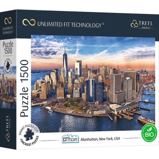 Trefl Puzzle 1500 elementów UFT Widok miasta Manhattan, New York, USA