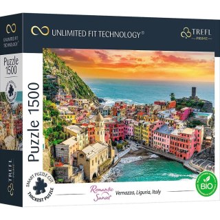 Trefl Puzzle 1500 elementów UFT Zachód słońca Vernazza, Liguria, Włochy