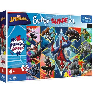 Trefl Puzzle 160 elementów XL Super Shape Dołącz do Spidermana