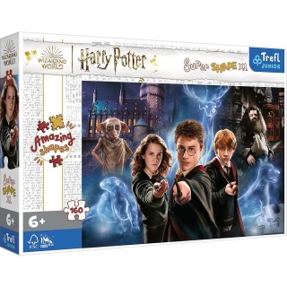 Trefl Puzzle 160 elementów XL Super Shape Magiczny świat, Harry Potter