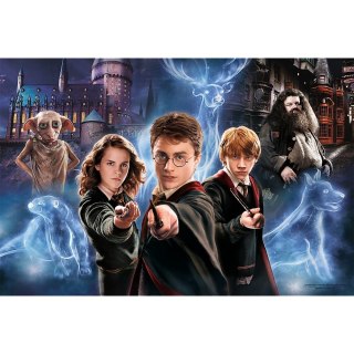 Trefl Puzzle 160 elementów XL Super Shape Magiczny świat, Harry Potter