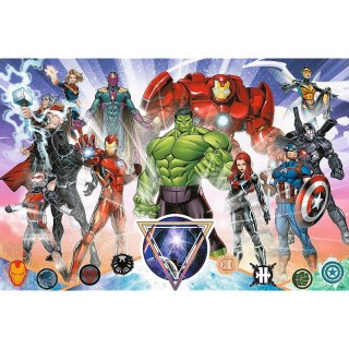 Trefl Puzzle 160 elementów XL Super Shape Odwaga Avengers