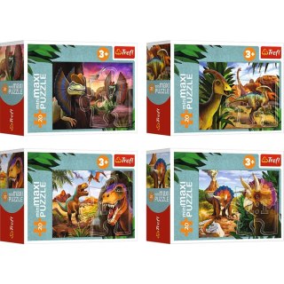 Trefl Puzzle 20 elementów miniMaxi Poznaj świat dinozaurów