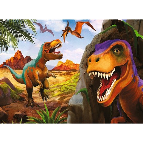 Trefl Puzzle 20 elementów miniMaxi Poznaj świat dinozaurów