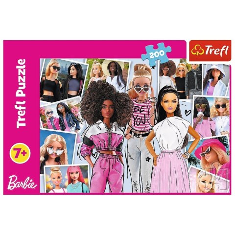 Trefl Puzzle 200 elementów W świecie Barbie