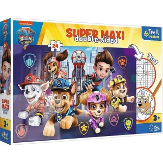 Trefl Puzzle 24 elementy SUPER MAXI Nowe wyzwanie Psi Patrol