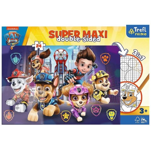 Trefl Puzzle 24 elementy SUPER MAXI Nowe wyzwanie Psi Patrol