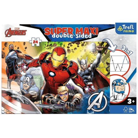 Trefl Puzzle 24 elementy SUPER MAXI Silni Avengersi