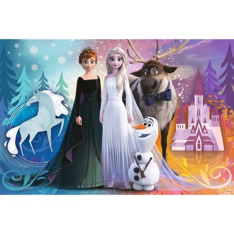 Trefl Puzzle 24 elementy SUPER MAXI Wesoły świat Krainy Lodu Disney Frozen