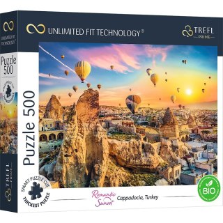 Trefl Puzzle 500 elementów UFT Zachód słońca Kapadocja, Turcja