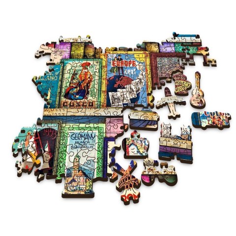 Trefl Puzzle drewniane 1000 elementów Przewodniki po świecie