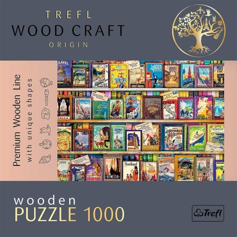 Trefl Puzzle drewniane 1000 elementów Przewodniki po świecie