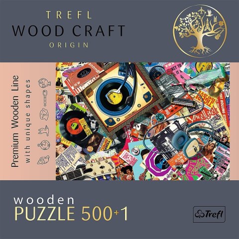 Trefl Puzzle drewniane 500+1 elementów W świecie muzyki