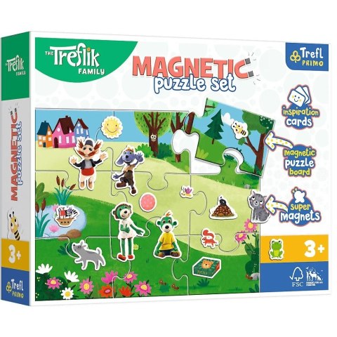 Trefl Puzzle magnetyczne Treflikowy dzień