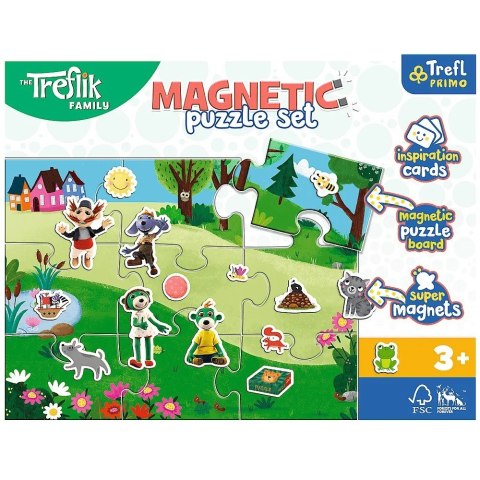 Trefl Puzzle magnetyczne Treflikowy dzień